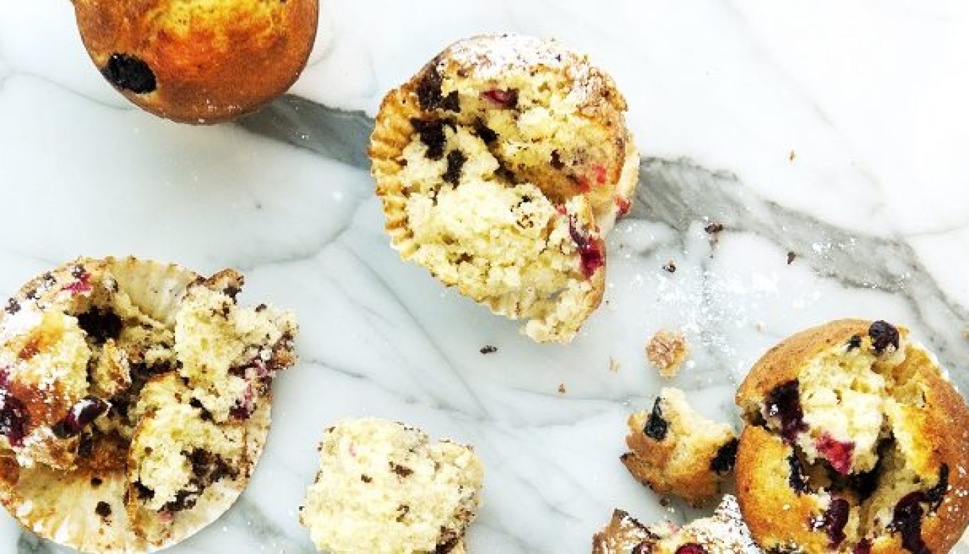 Blueberry and Banana Muffin Recipe by Chef Gareth Mullins from The Marker Hotel