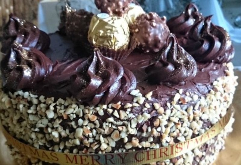 Ferrero Rocher Chocolate Fudge Gateaux