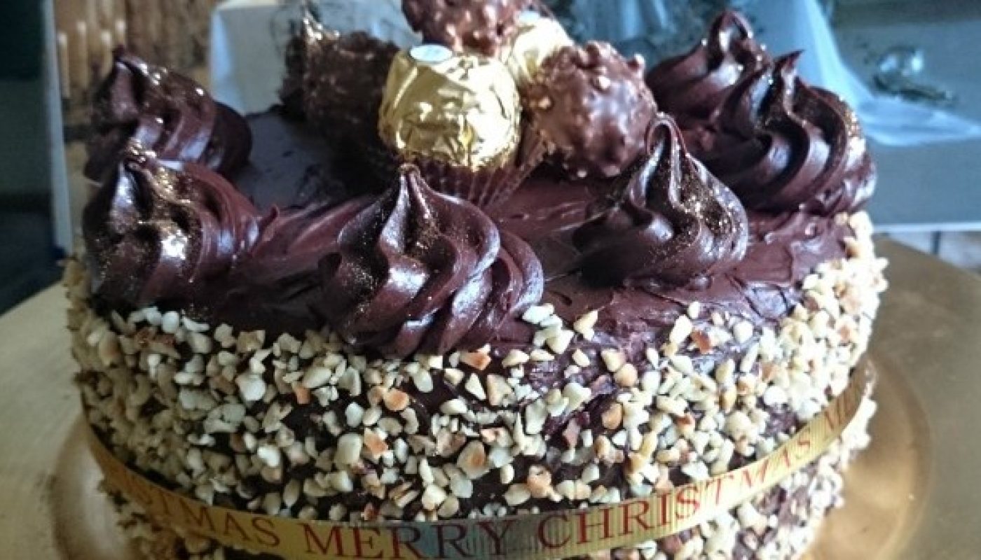 Ferrero Rocher Chocolate Fudge Gateaux