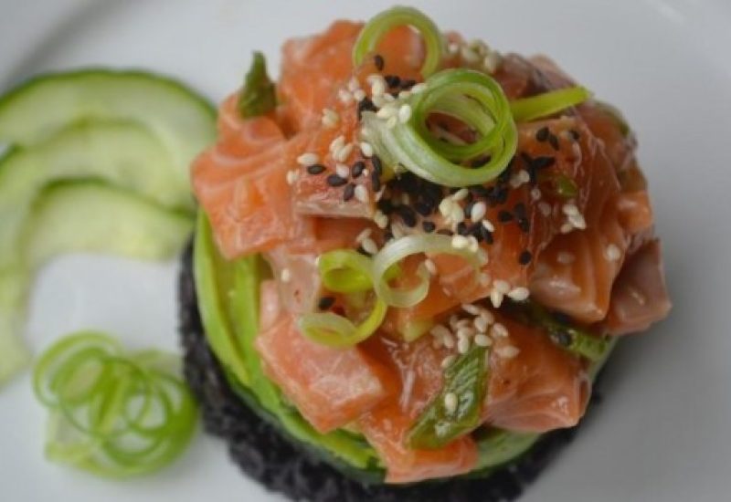 Hawaiian Salmon Poke Recipe My Nutrition