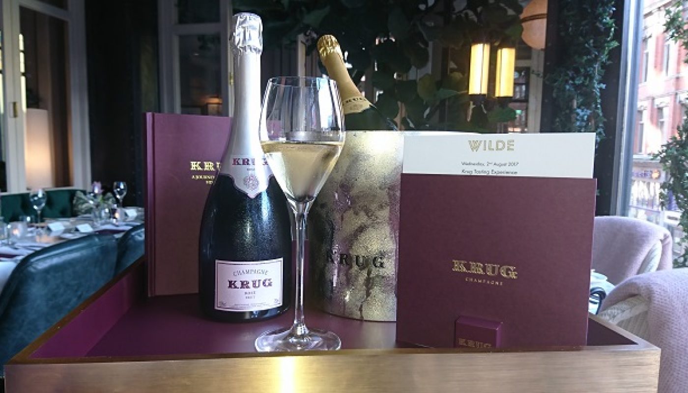 WILDE Teams Up with Krug to Introduce a Unique Champagne Dining Experience