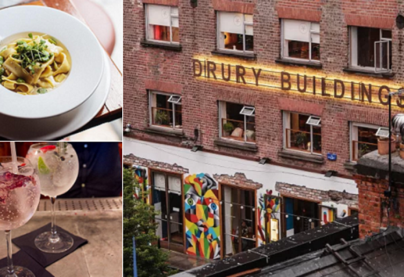 Win a 3 Course meal for 2 with Glendalough Gin and Tonics at Drury Buildings
