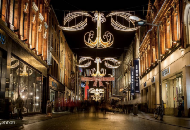Dublin at Christmas Lights Photo by David Gannon