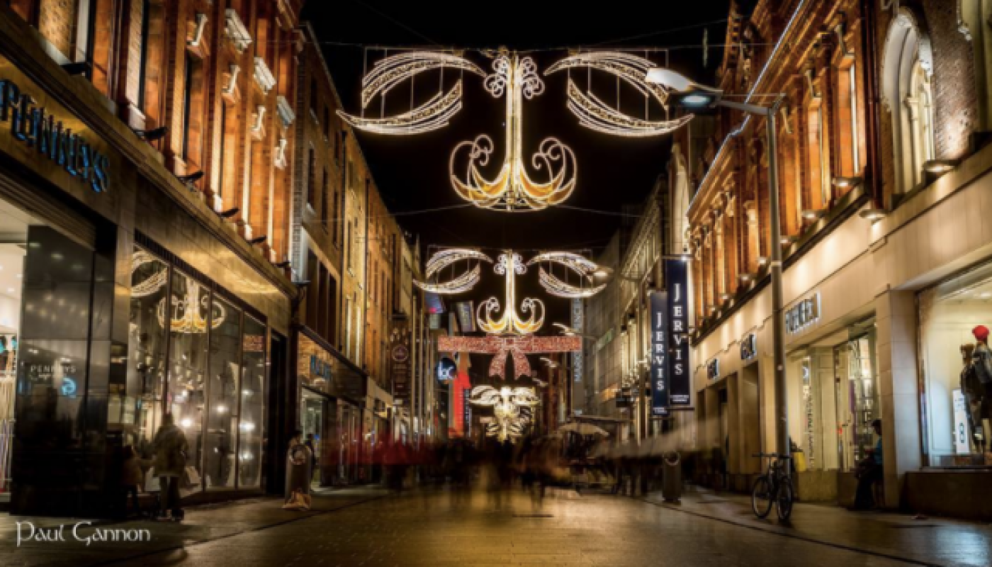 Dublin at Christmas Lights Photo by David Gannon