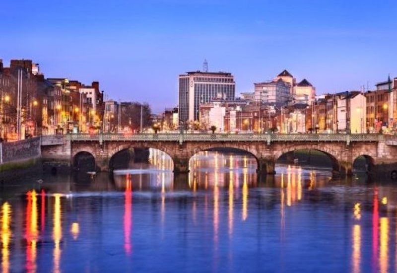 Dublin city skyline iStock