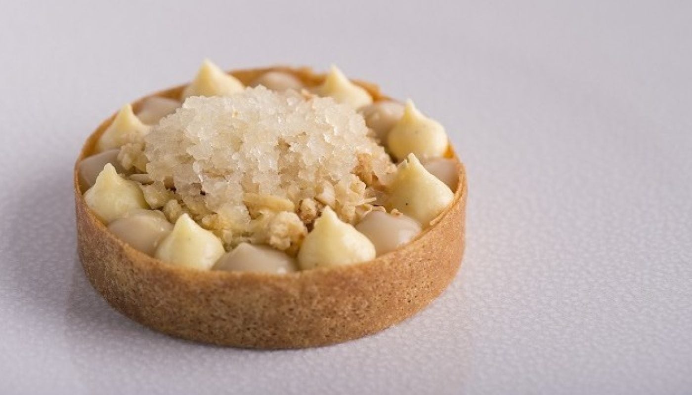 Pear and Elderflower Custard Tart Recipe by Chef Danni Barry
