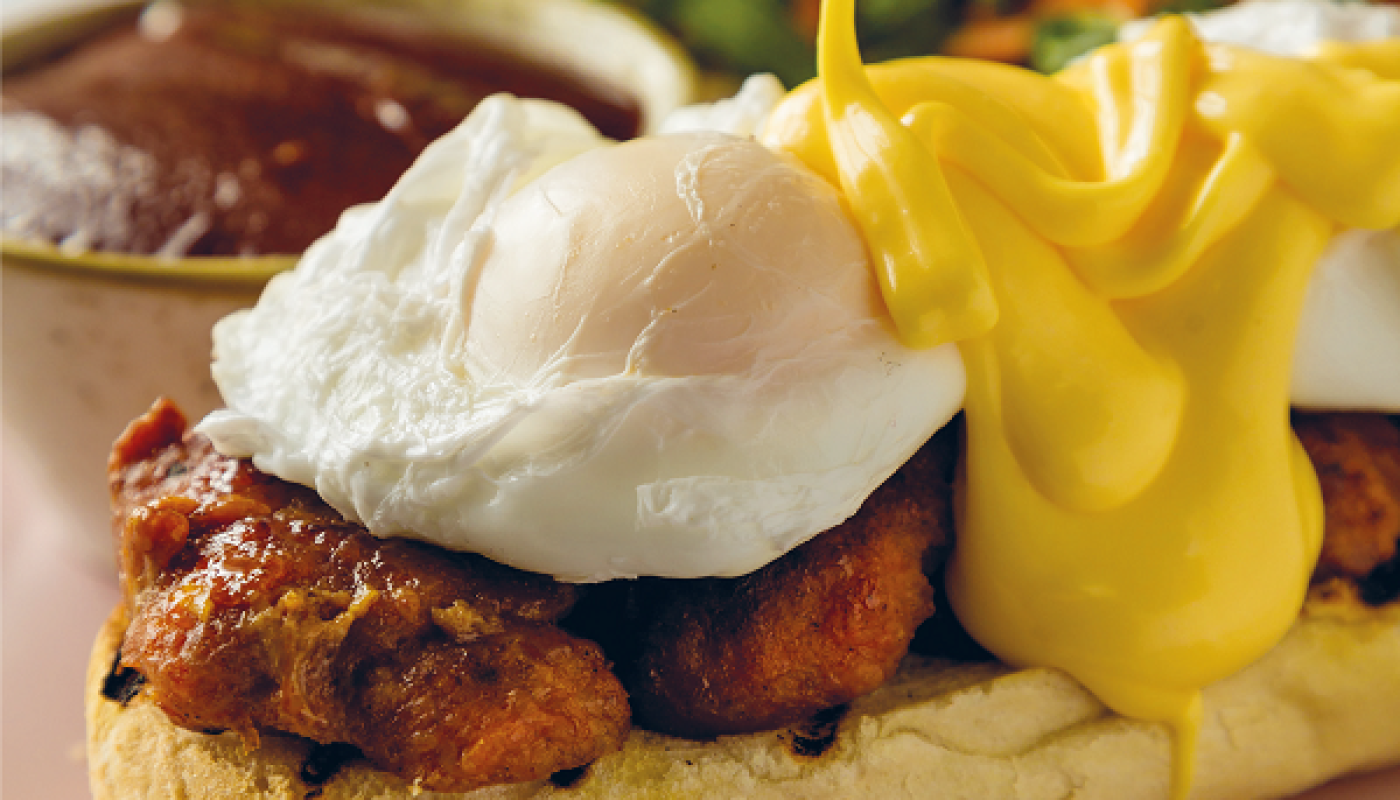 Eggs Benedict with Chorizo Patties Recipe By Simon Delaney