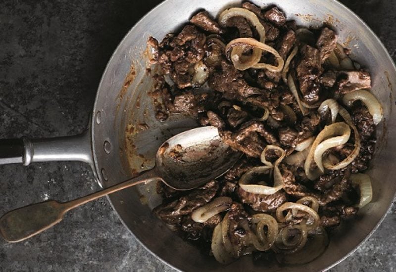 Filipino steak recipe with onions