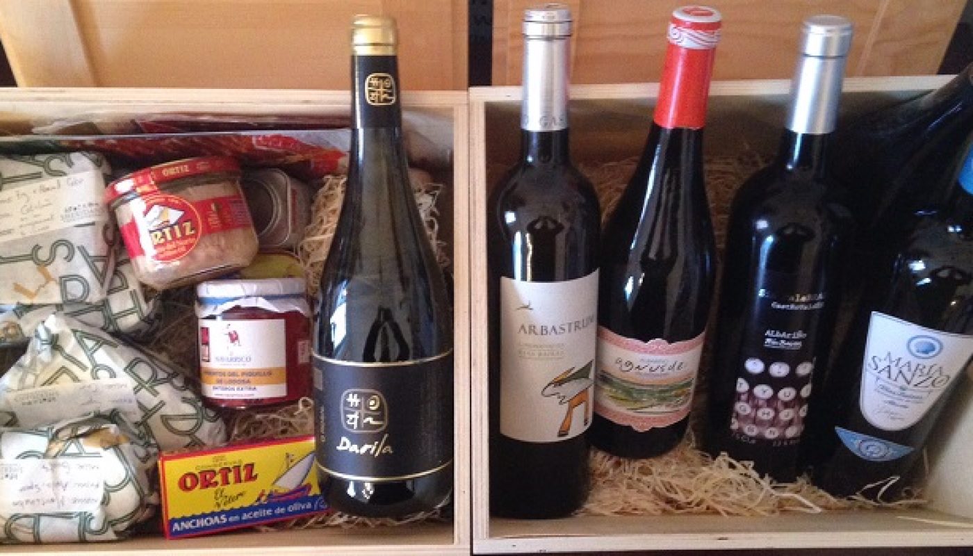 Albariño Rias Baixas and Sheridans hamper