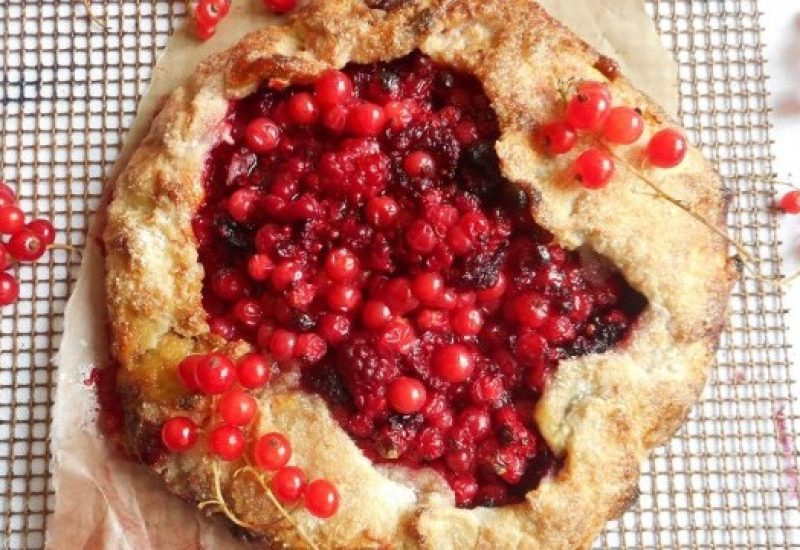 Red Berry Galette Recipe by Anna-Jane Kingston