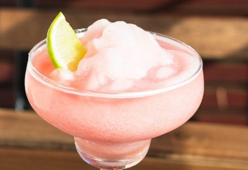 Watermelon Gin Slushie Cocktail Recipe from Sugar & Shots