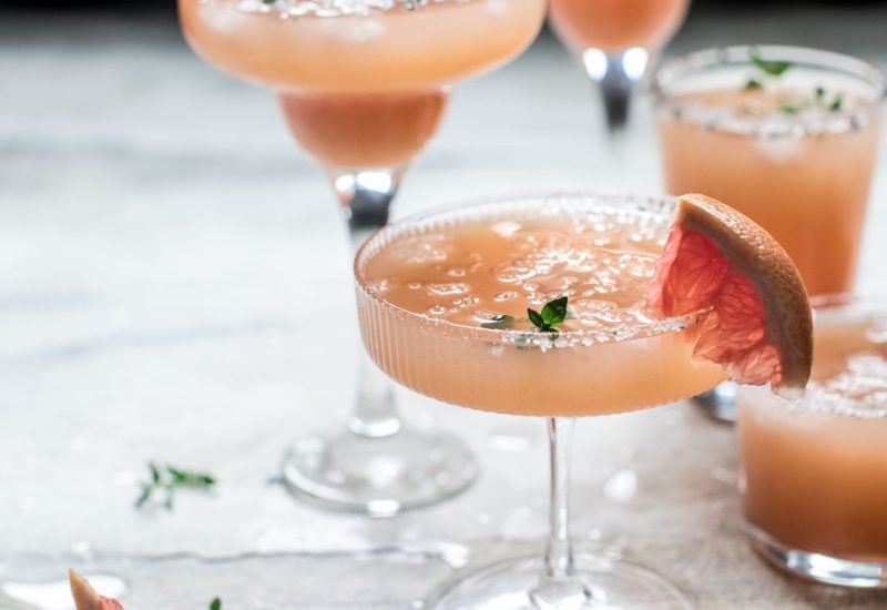 Grapefruit & Thyme Frozen Margarita Recipe