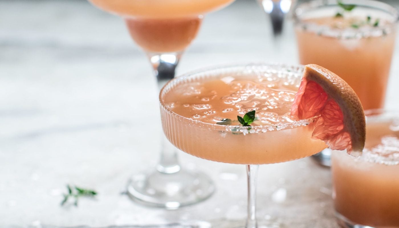 Grapefruit & Thyme Frozen Margarita Recipe