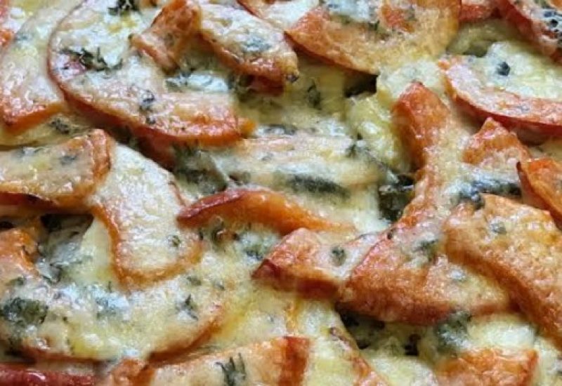Potato, Kale and Pumpkin Gratin Recipe from Blazing Salads