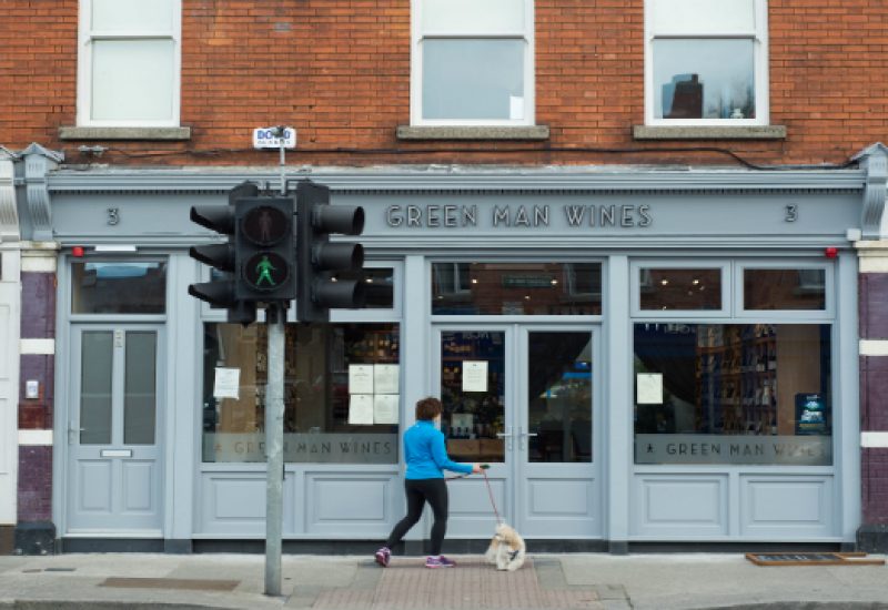 Green Man Wines Outside