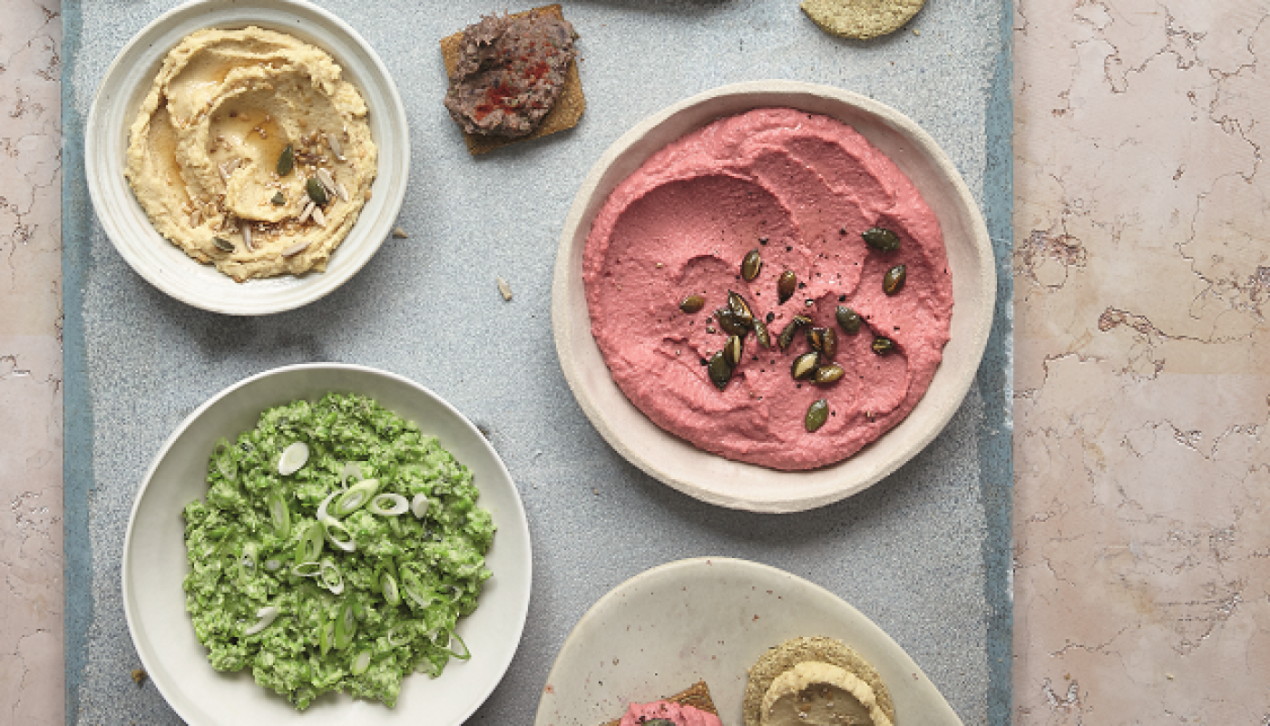 Houmous 3 Ways Recipe from Eat Smart