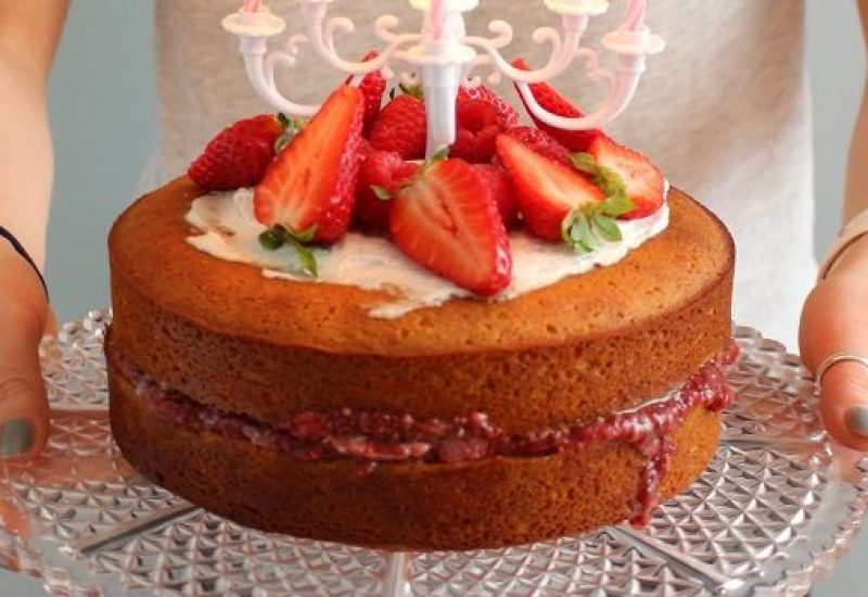 Healthy Victoria Sponge Cake Recipe