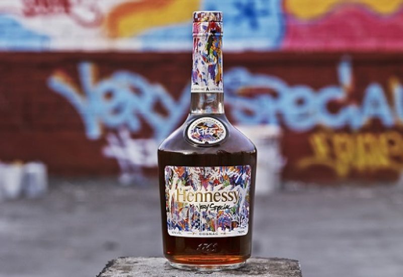 This Limited Edition Bottle of Hennessy is Literally a Work of Art by JonOne