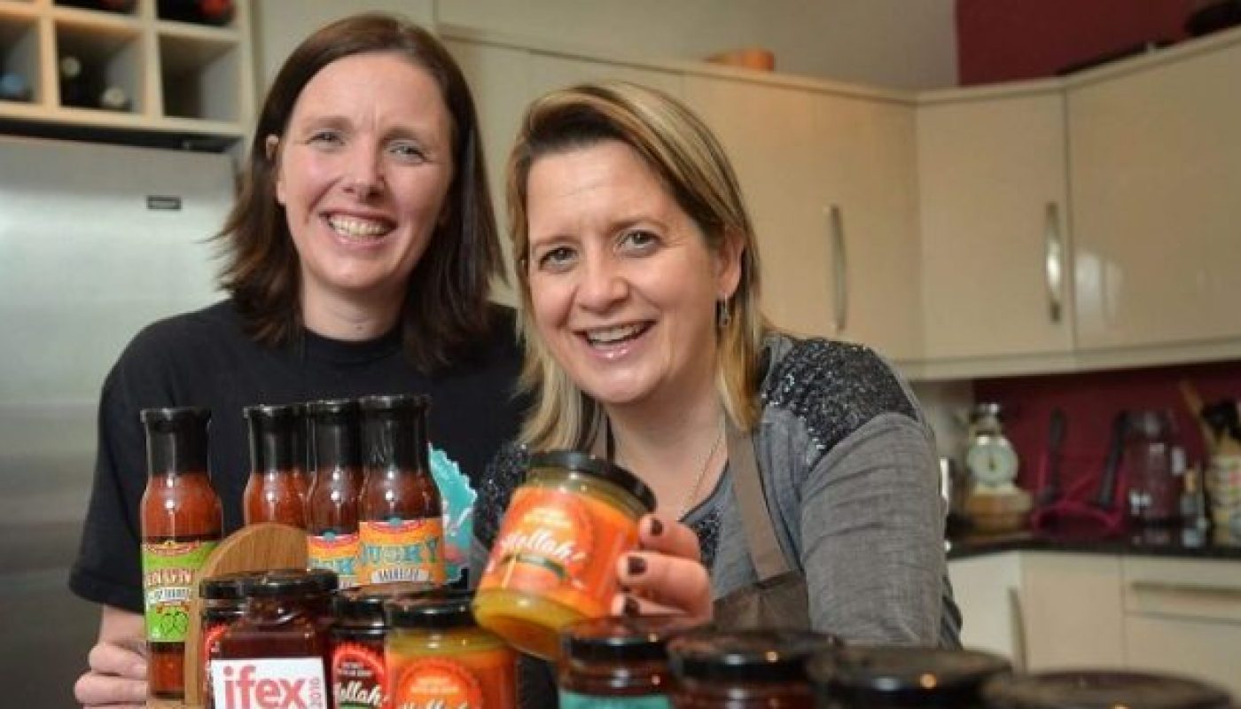 Trudy and Paula of Hollah Preserving