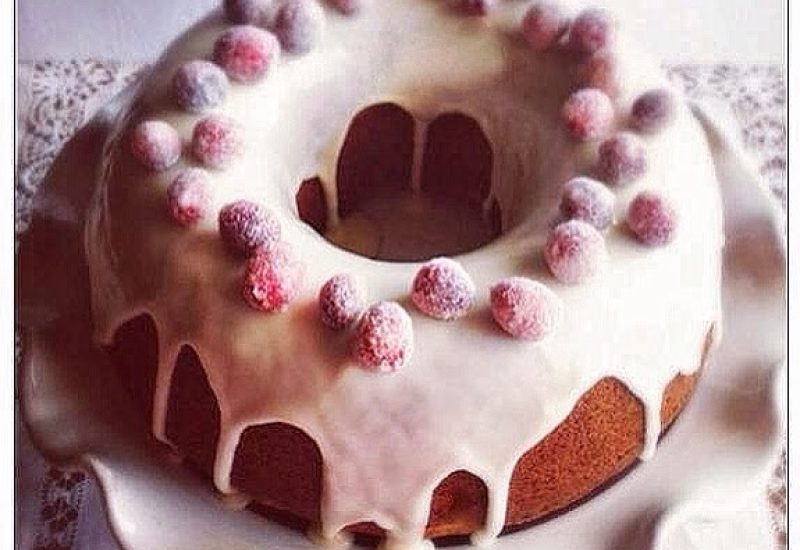 Cranberry & Orange Alternative Christmas Cake By Niamh Mannion