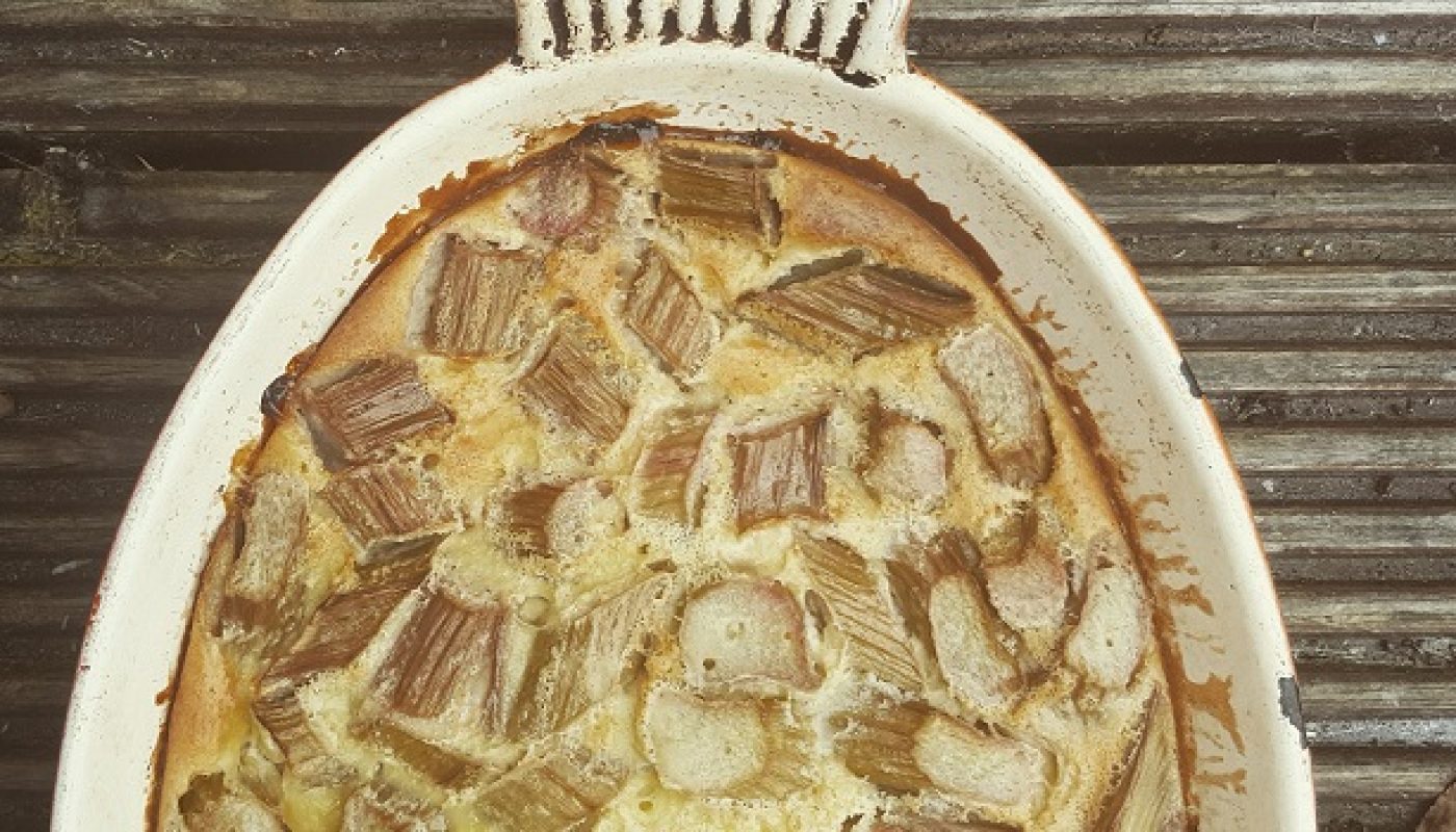 Vanilla and Rhubarb Clafoutis Recipe from Properfood.ie