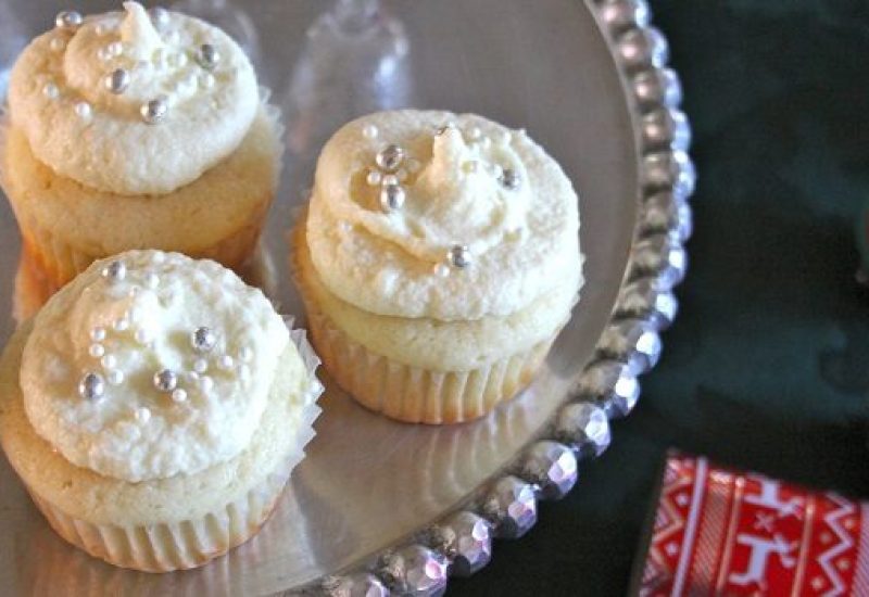 Double Champagne Cupcakes Recipe by Carmel Hall