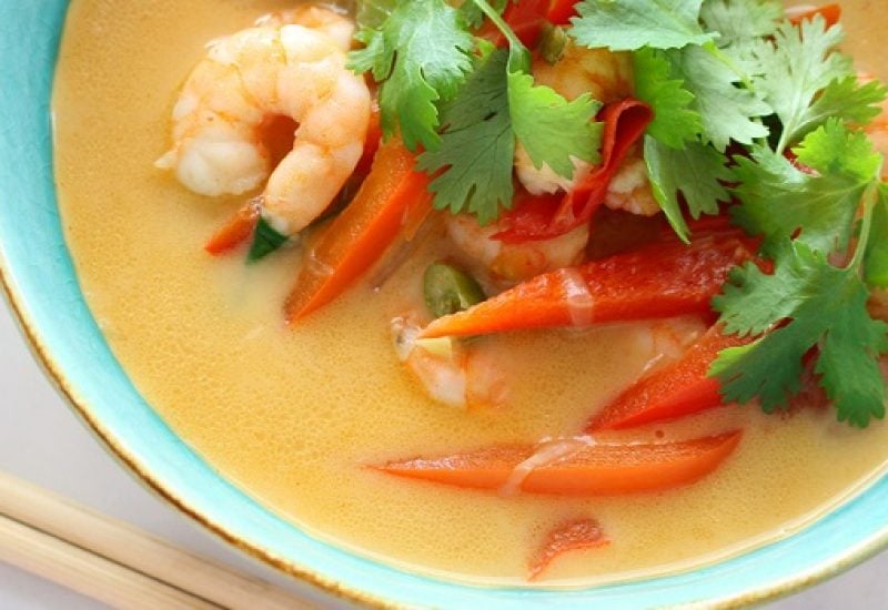 Coconut Prawn Curry Recipe by The Wonky Spatula