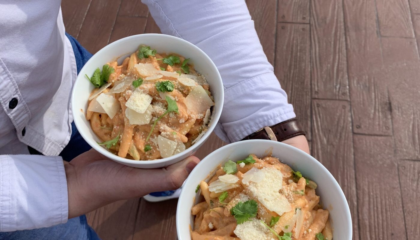 Cod And Prawn Cashew Pasta Recipe By The Food Anatomist