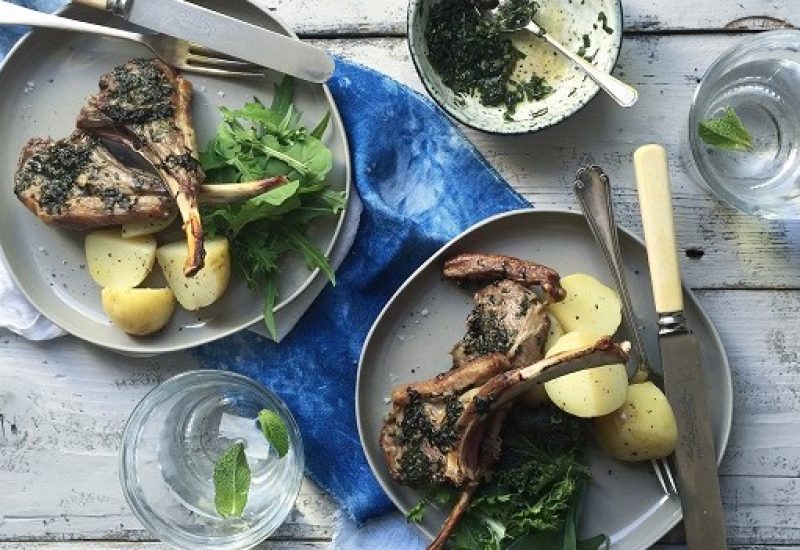 Mint Marinaded Lamb Chops Recipe Video by Jette Virdi