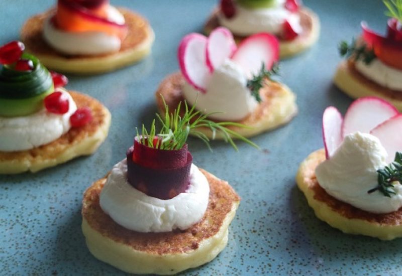 Festive Blinis Recipe By Chef Jeeny Maltese