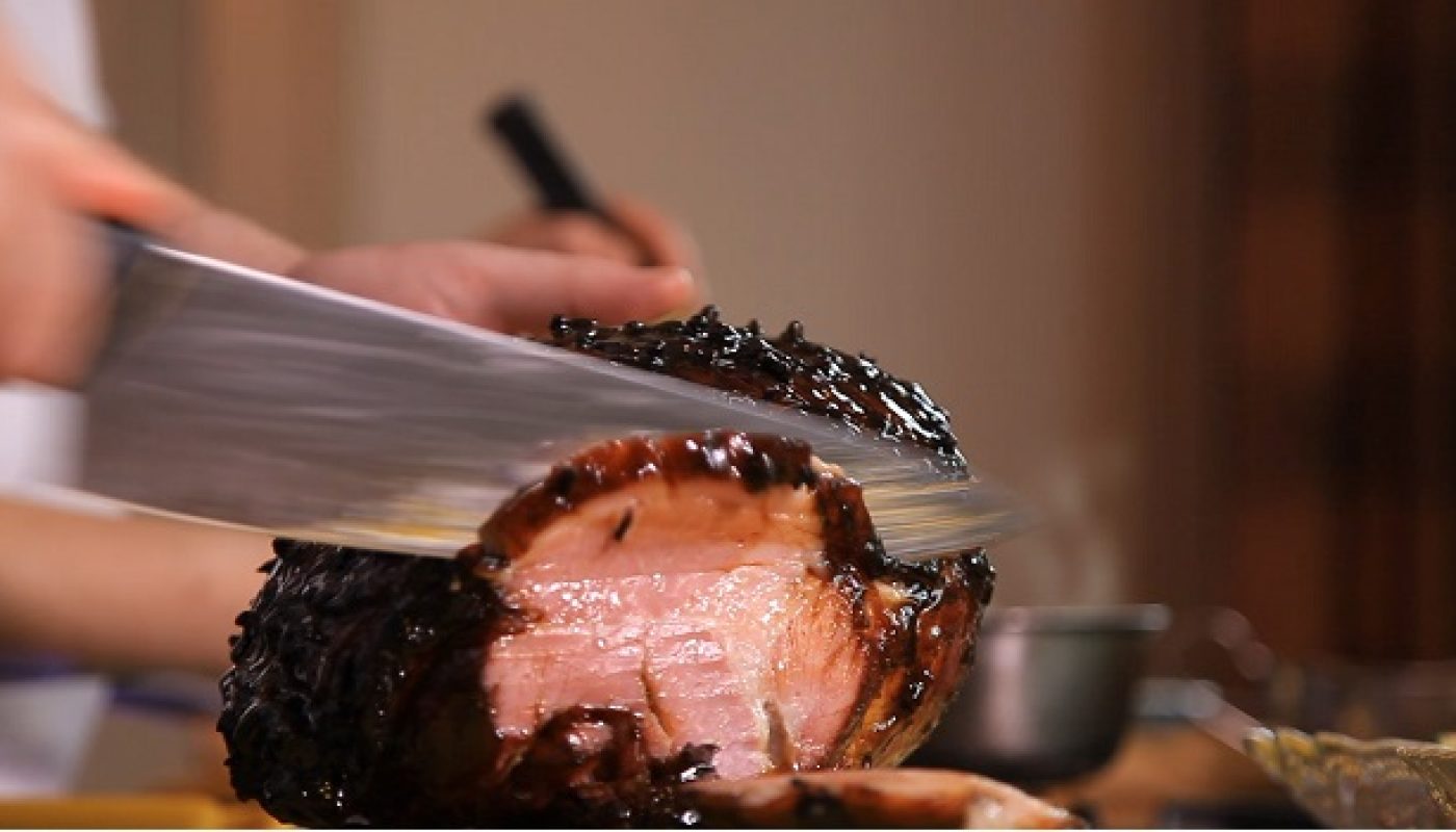 Honey Mustard and Treacle Glazed Ham Recipe By Chef Chad Byrne of The Brehon