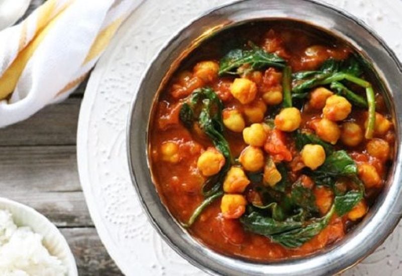 Indian Spiced Chickpea Curry Recipe