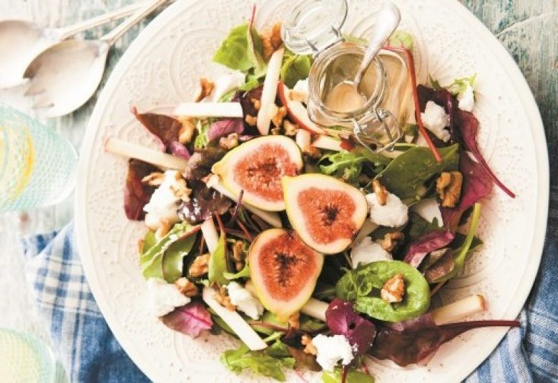 Fiona Uyema Irish Goat's Cheese, Fig & Apple Salad