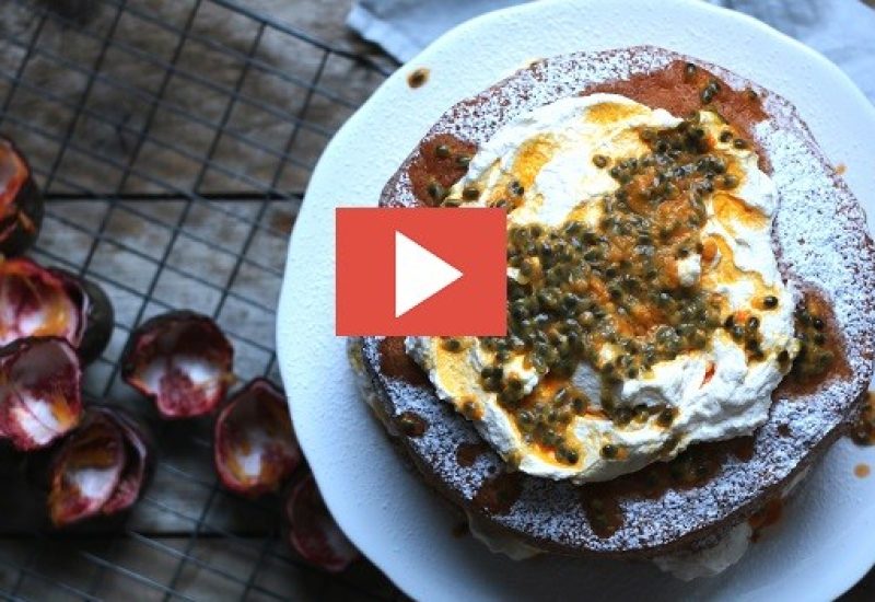 Jette Virdi Passion Fruit Victoria Sponge