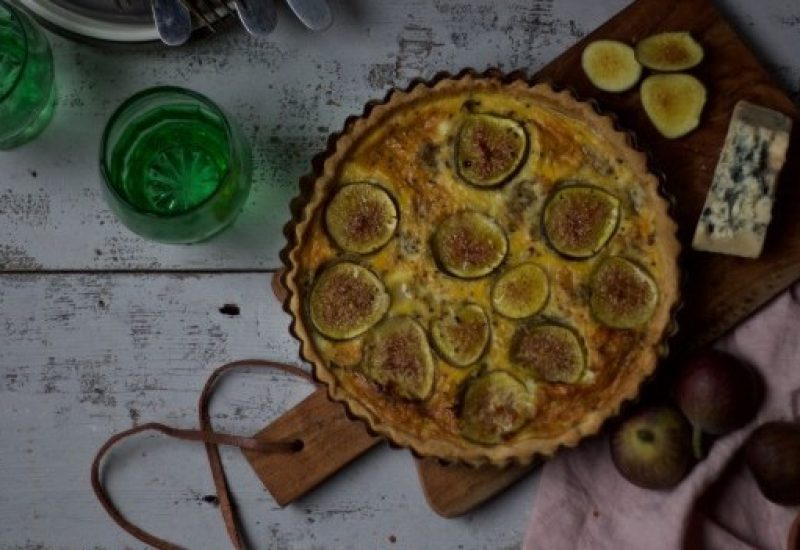 Jette Virdi Crozier Cheese and Fig Tart