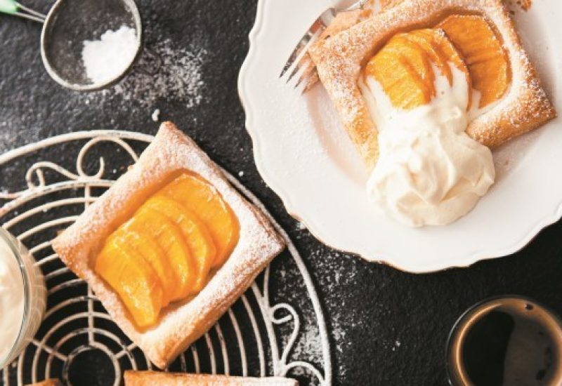 Fiona Uyema Kaki Persimmon Fruit Tart