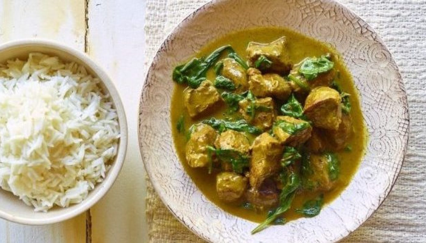 Lamb curry with spinach - compressed
