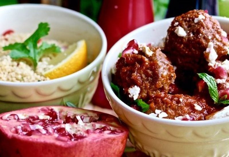 Lamb, Mint & Feta Cheese Meatballs Recipe