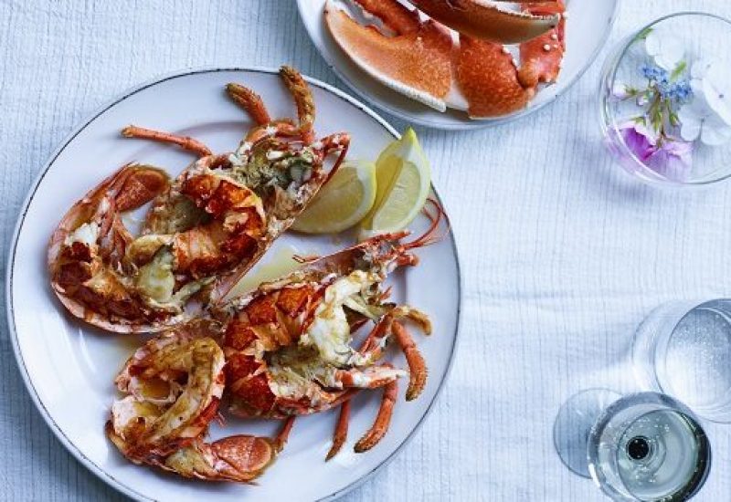 Barbecued Lobster Recipe with Smoked Butter