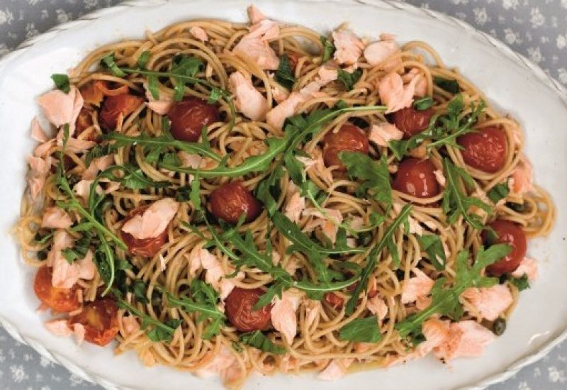 MEDITTERRANEAN SALMON & SPAGHETTIE, p.210 (2)