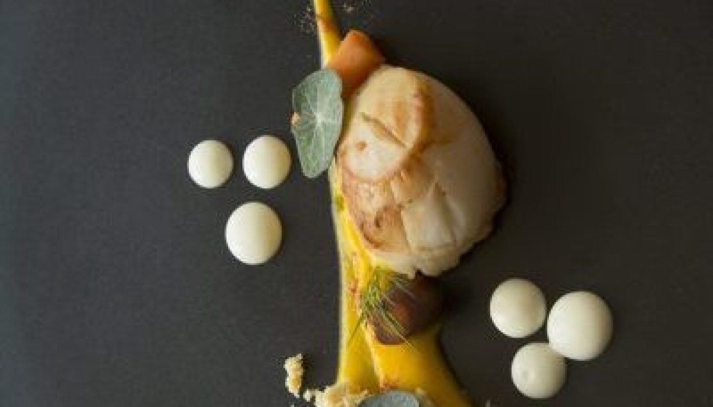 West Coast Scallops dish by Chef John Nagle Dunboyne Castle Hotel