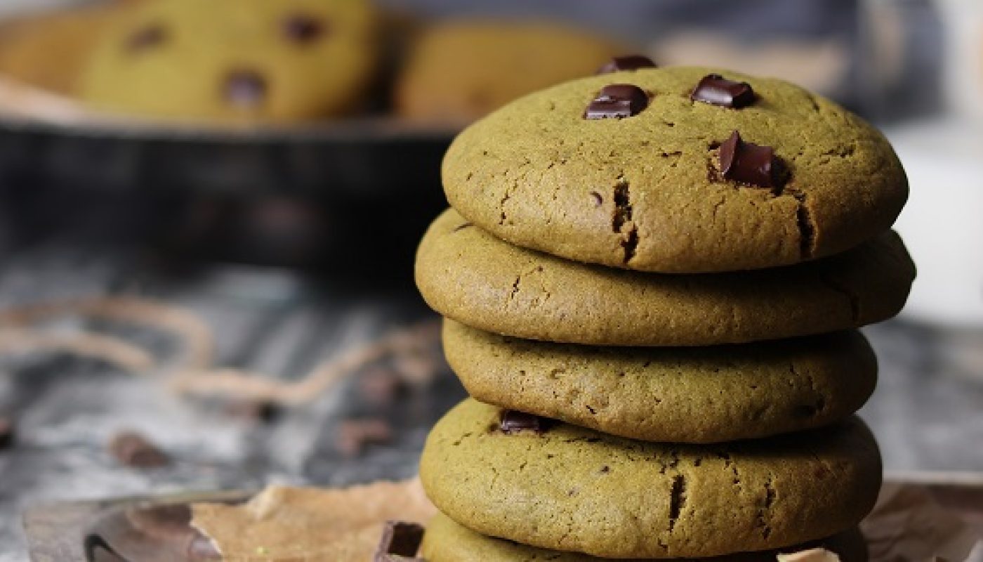 Matcha Dark Chocolate Chip Cookies Recipe By Soulful and Healthy