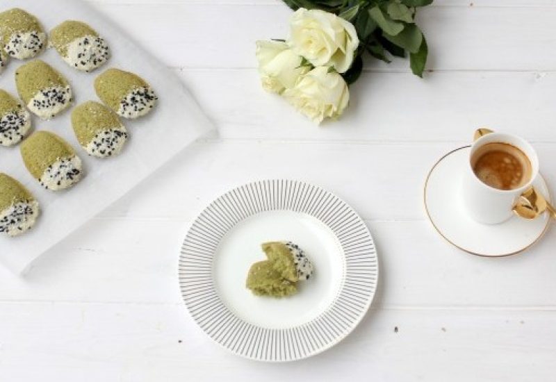 Matcha madeleines
