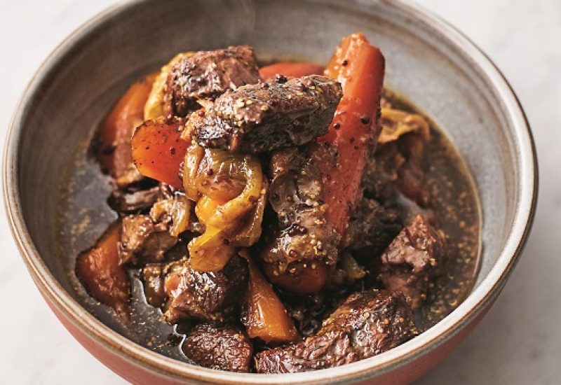 Meltin' mustardy beef recipe