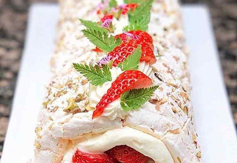 Meringue-Irish-Strawberries-Elderflower-Cream