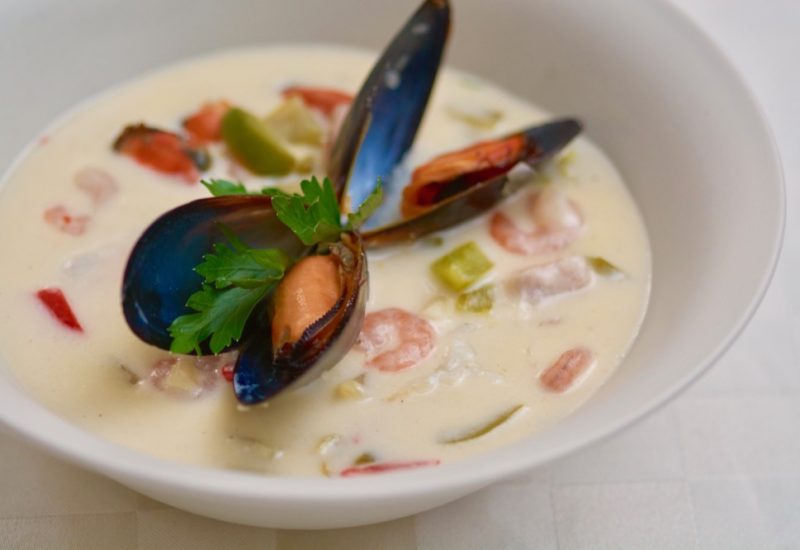 Mexico Sea food chowder3