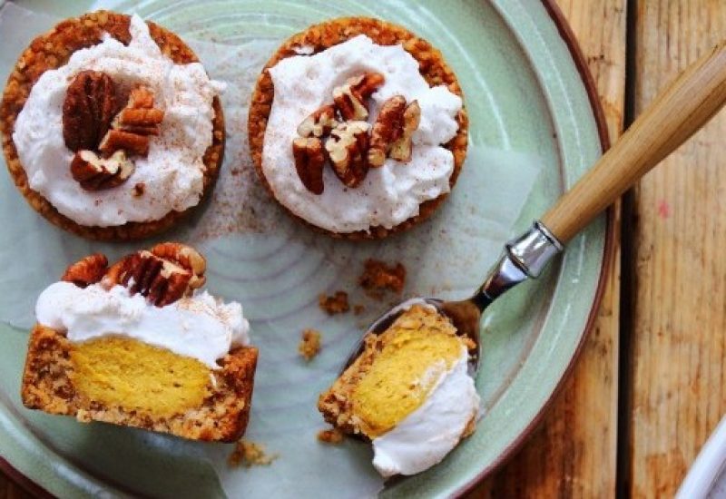 Peachy Palate Mini Baked Carrot Cake Cheesecake
