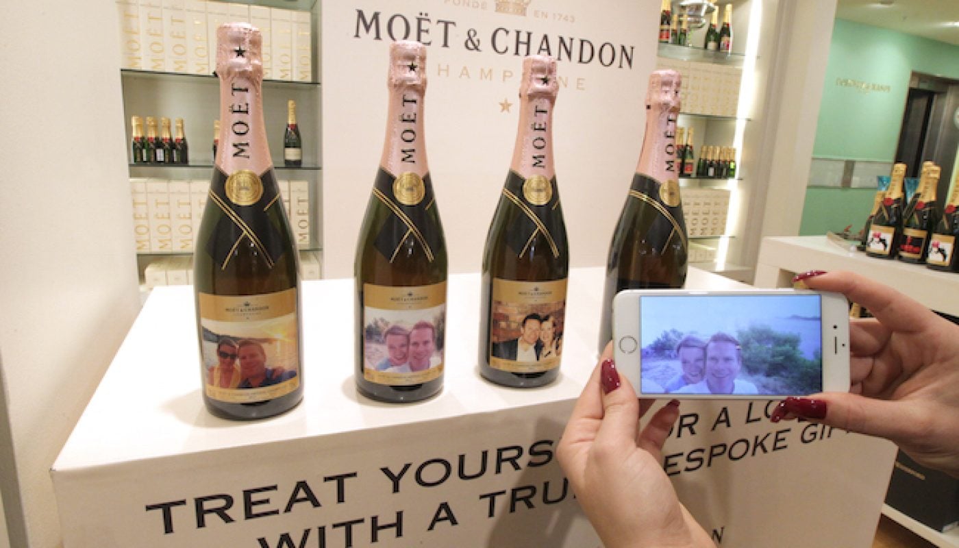 Moet Chandon Customised Brown Thomas