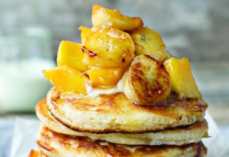 Neven Maguire mango and banana pancakes