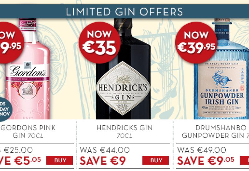 OBriens-Gin-Sale-Promotion-Line-Up